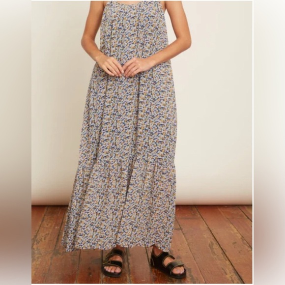 Samsoe Samsoe Como Long Dress in Verbena size XS - Picture 2 of 15